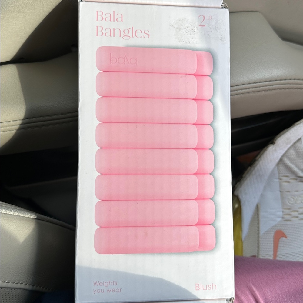 Bala Bangles Wearable Weights - Blush color